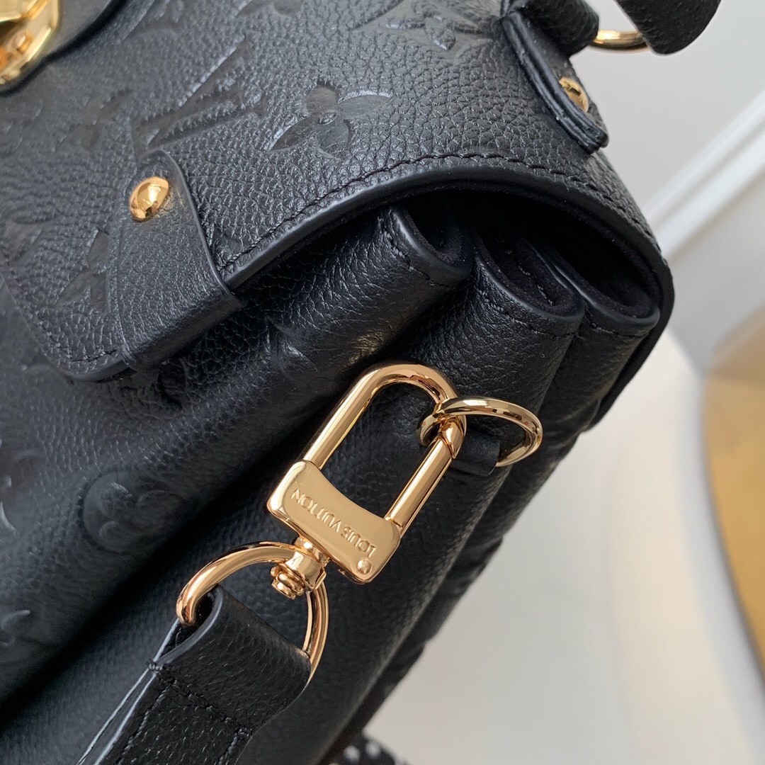 Louis Vuitton Monogram Empreinte George BB - Black Handle Bags